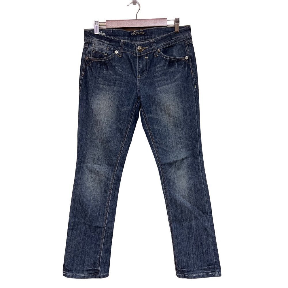 Nissi Straight Leg Embroidered Pocket Jeans Women's Juniors Size 9